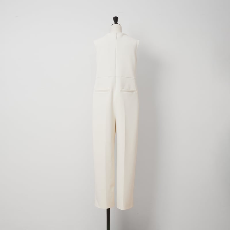 Heve へイヴ　ハートネックオールインワン　ホワイト38 Heart neck all-in-one ecru | HEVE