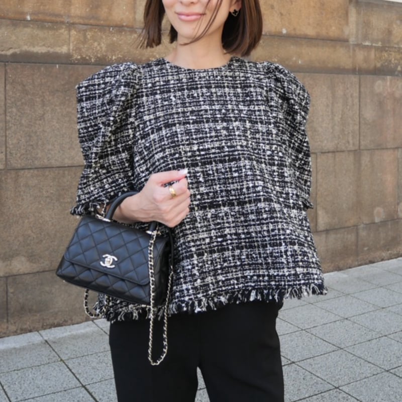 Bubbly Tweed black | HEVE