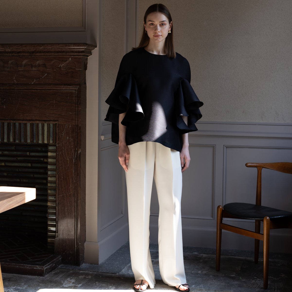 予約】Relax Pants ivory | HEVE