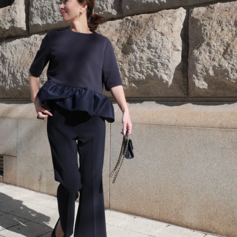 Heve PEONYペプラムBL ホワイト