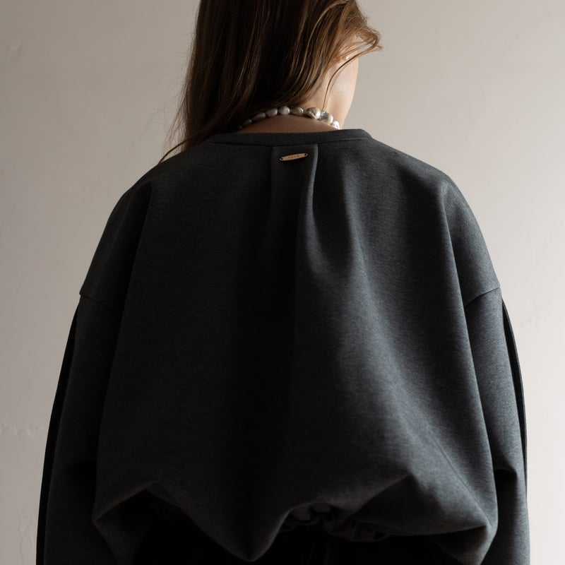 予約】Cloud Balloon Sweat charcoal | HEVE