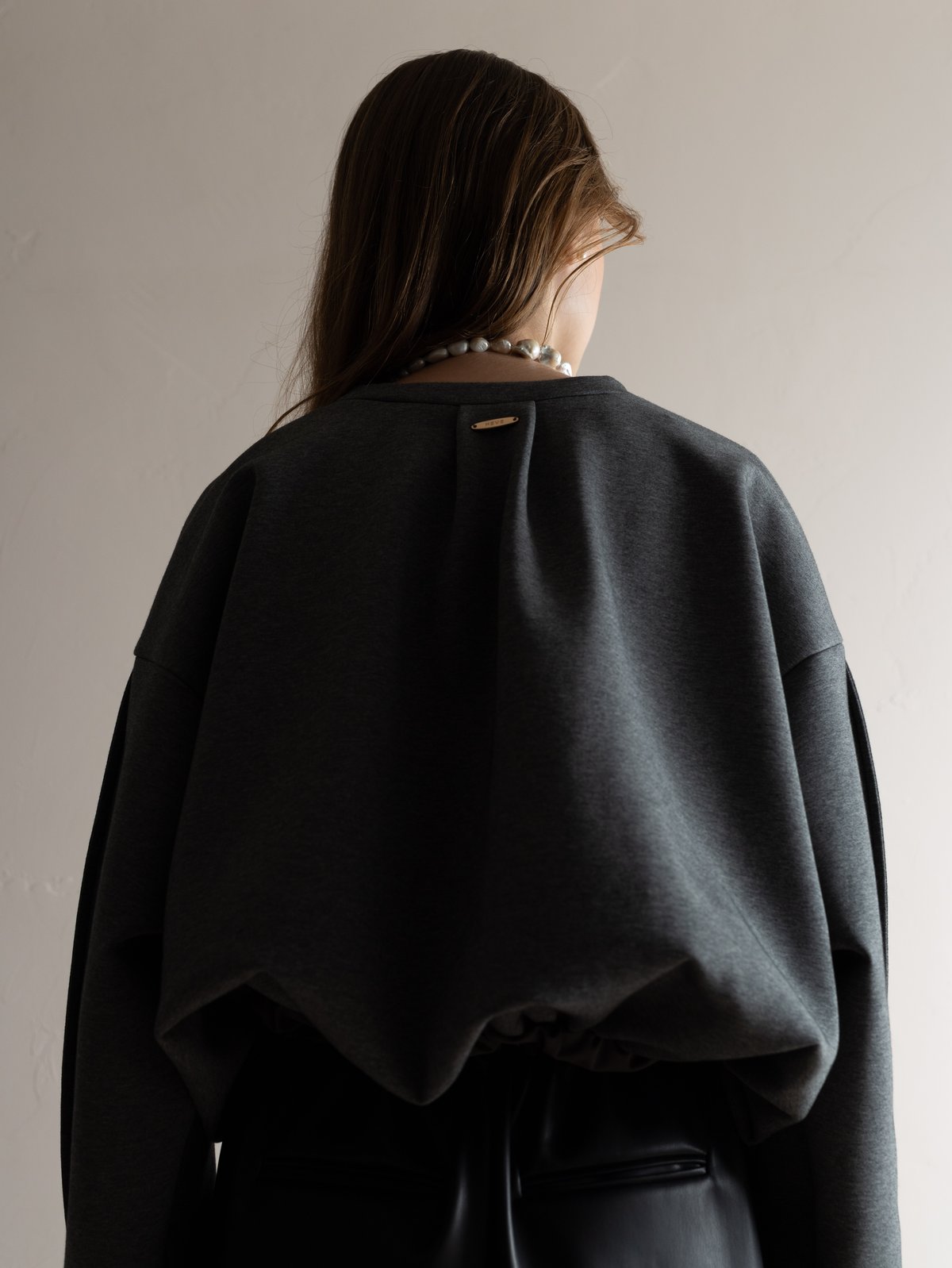 Cloud Balloon Sweat charcoal | HEVE