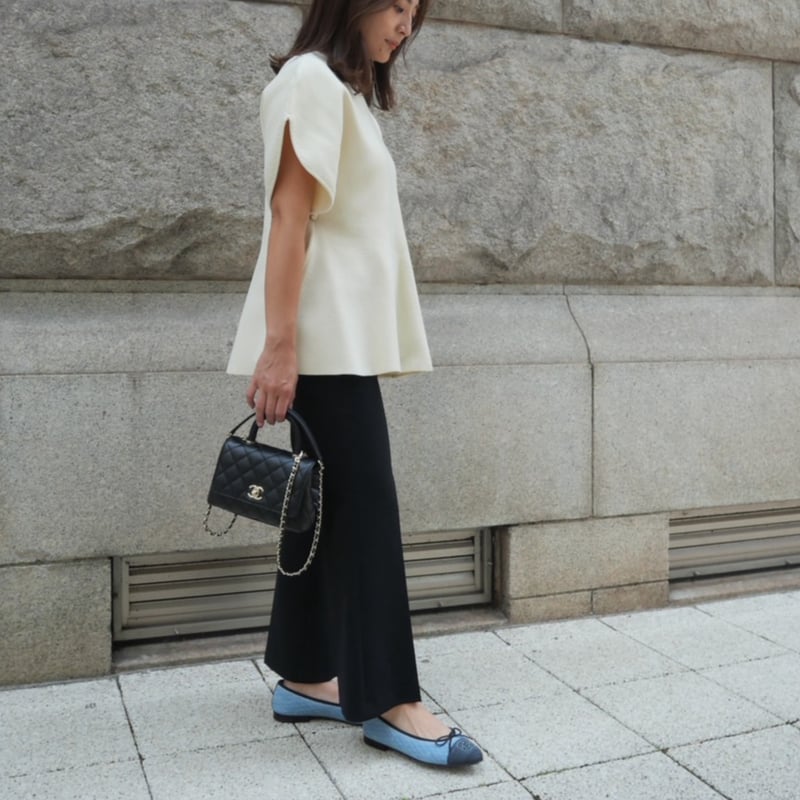 【 kkさま専用】HEVE Arch Peplum knit Arch Peplum knit black | HEVE