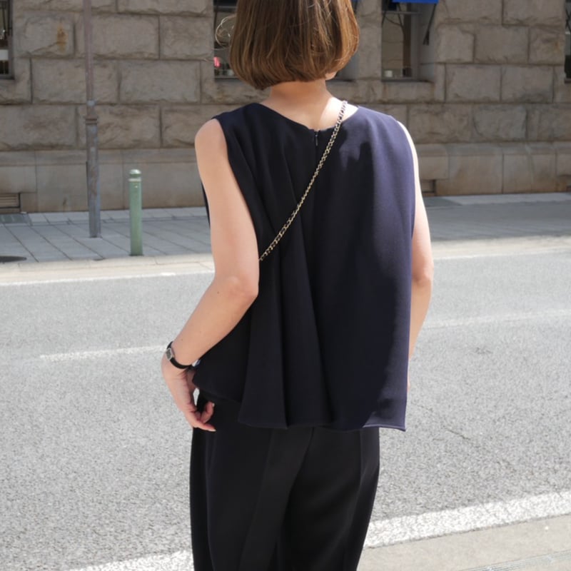 新品未使用　Heve ヘイブ　Papillon Blouse ネイビー 予約】Papillon Blouse navy | HEVE