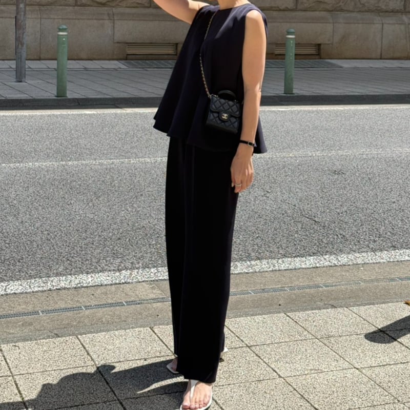予約】Papillon Blouse navy | HEVE