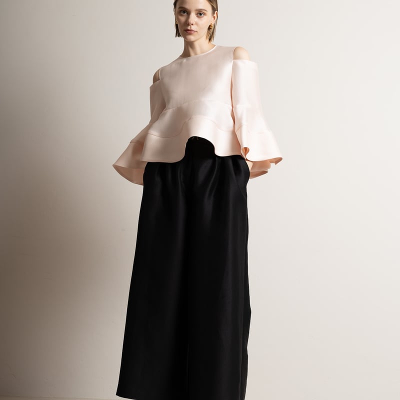 Heve カットオフショルダーBL カットオフシルキー BL ブラック | HEVE