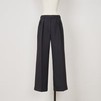 予約】Satin Dress Tuck SK navy | HEVE