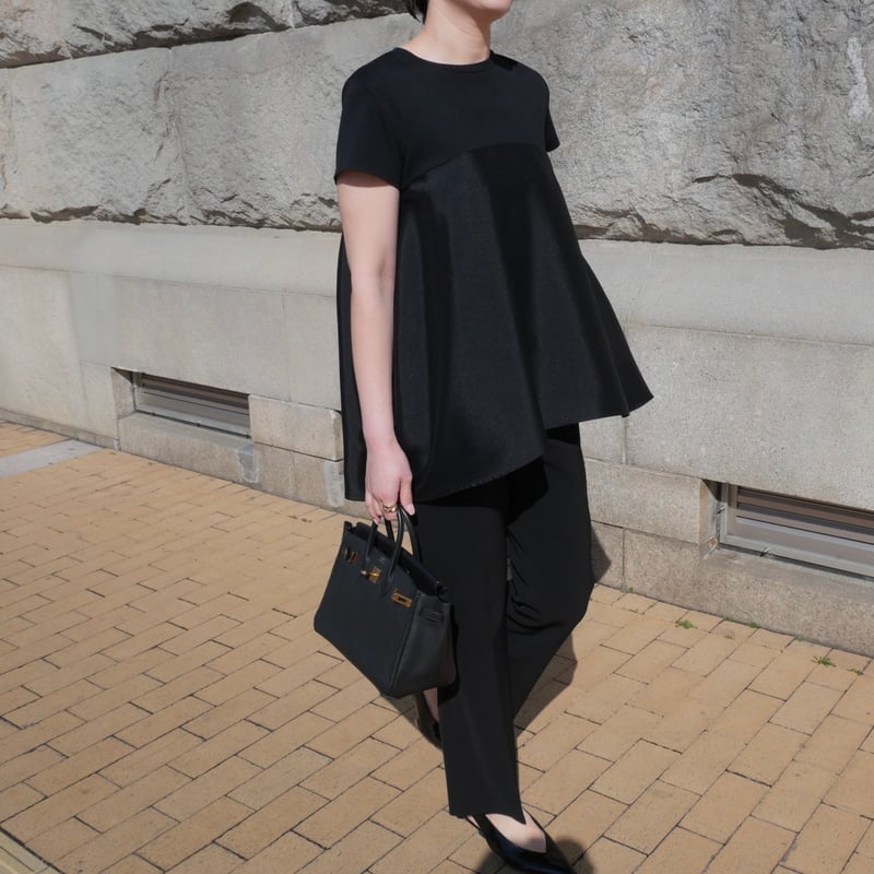 HEVE ヘイブ Heve tulip bonding blouse ブラック Heve tulip bonding blouse チューリップの通販はau PAY マーケット