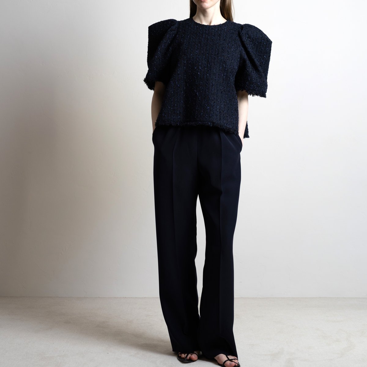 予約】Relax Pants navy | HEVE