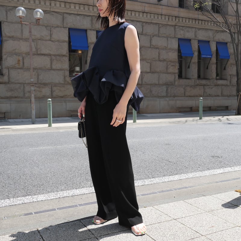 トップス HEVE Prima Peplum BL Prima Peplum Sleeveless navy | HEVE