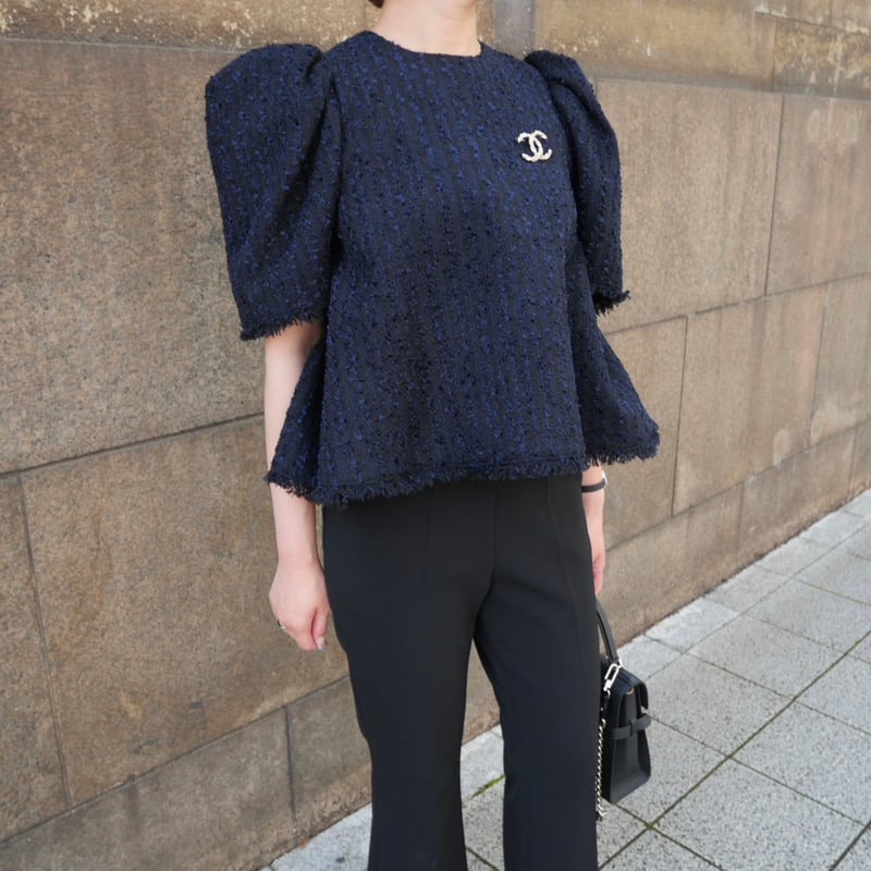 Bubbly Tweed navy | HEVE