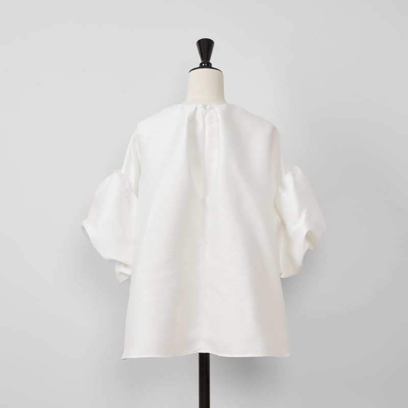 Whip Ballon Sleeve BL white | HEVE
