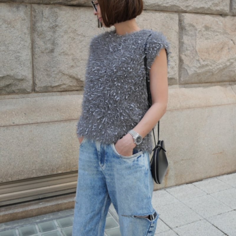 美品　Heve へイヴ　Tinker Knit gray Tinker Knit gray | HEVE