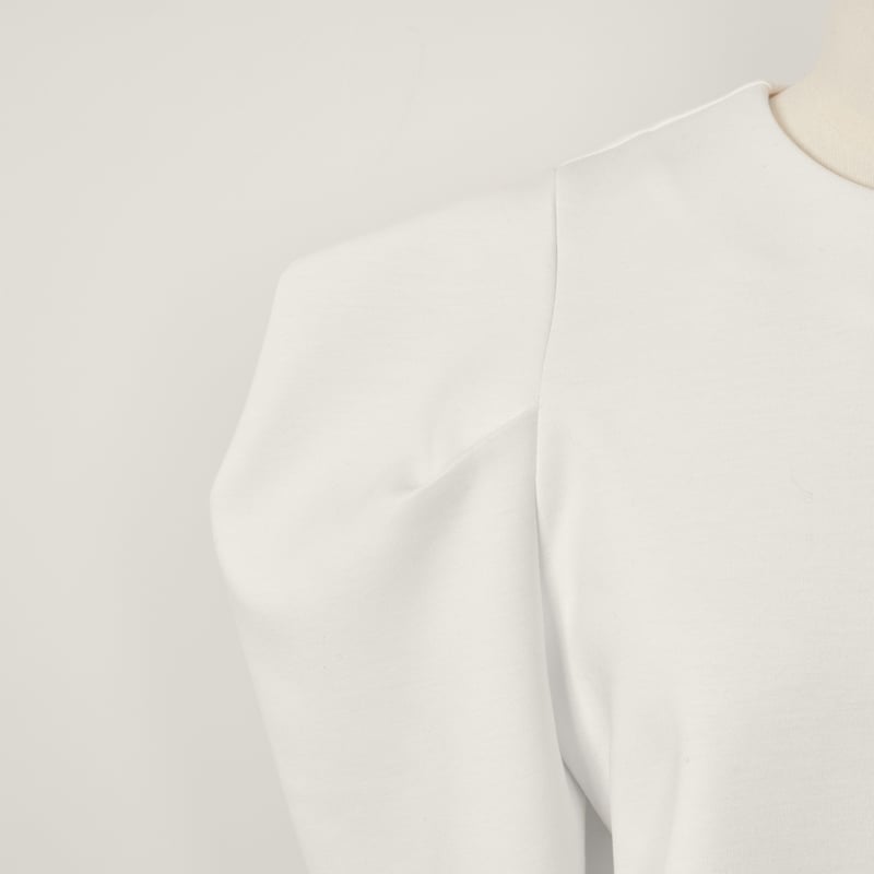 予約】Puff Shoulder Tops white | HEVE