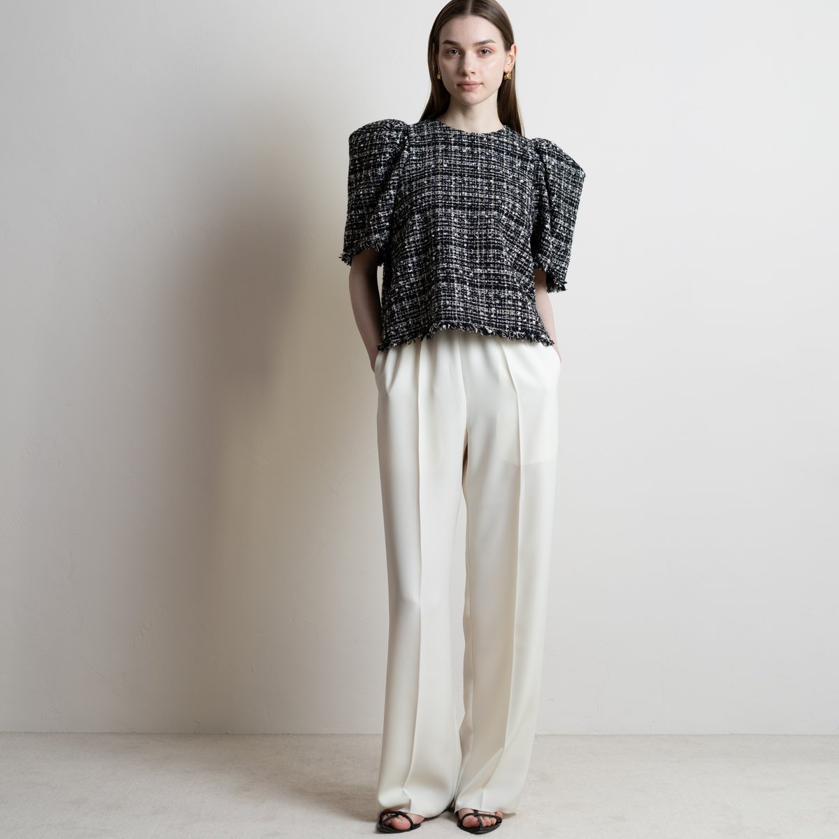 予約】Relax Pants ivory | HEVE