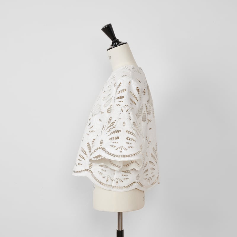 【新品】HEVE Leather Lace Scalap PT white/36 再予約】Leather Lace Scalap PT white | HEVE