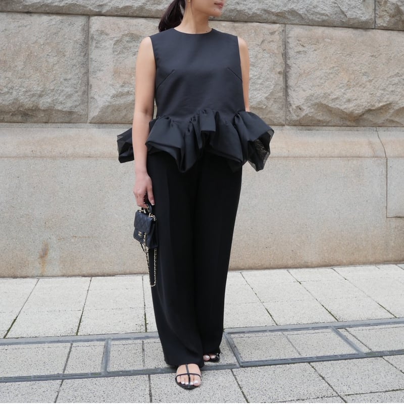 heve heve Prima Peplum BL プリマぺプラム　ネイビー Prima Peplum Sleeveless navy | HEVE
