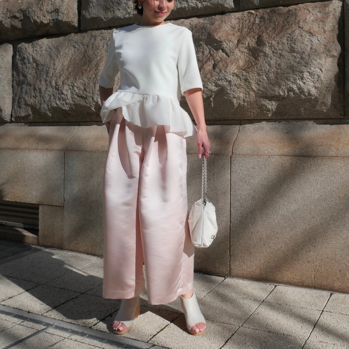 HEVE PEONYペプラムBL HEVE PEONYペプラムBLネイビー