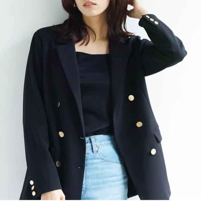 人気商品✨SHENERY メッシュジャケット　金ボタン　ダブルボタン 人気商品✨SHENERY メッシュジャケット 金ボタン ダブルボタ