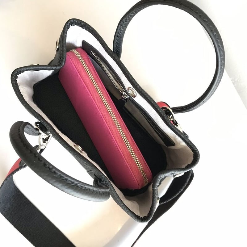 レザートートバッグ mini ブラック | Welcome レザートートバッグ mini ブラック | Welcome