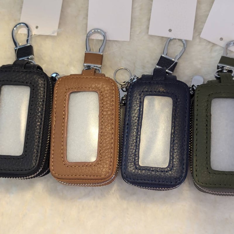 ファスナー楕円トートバック キーリング付き 新作tambourine