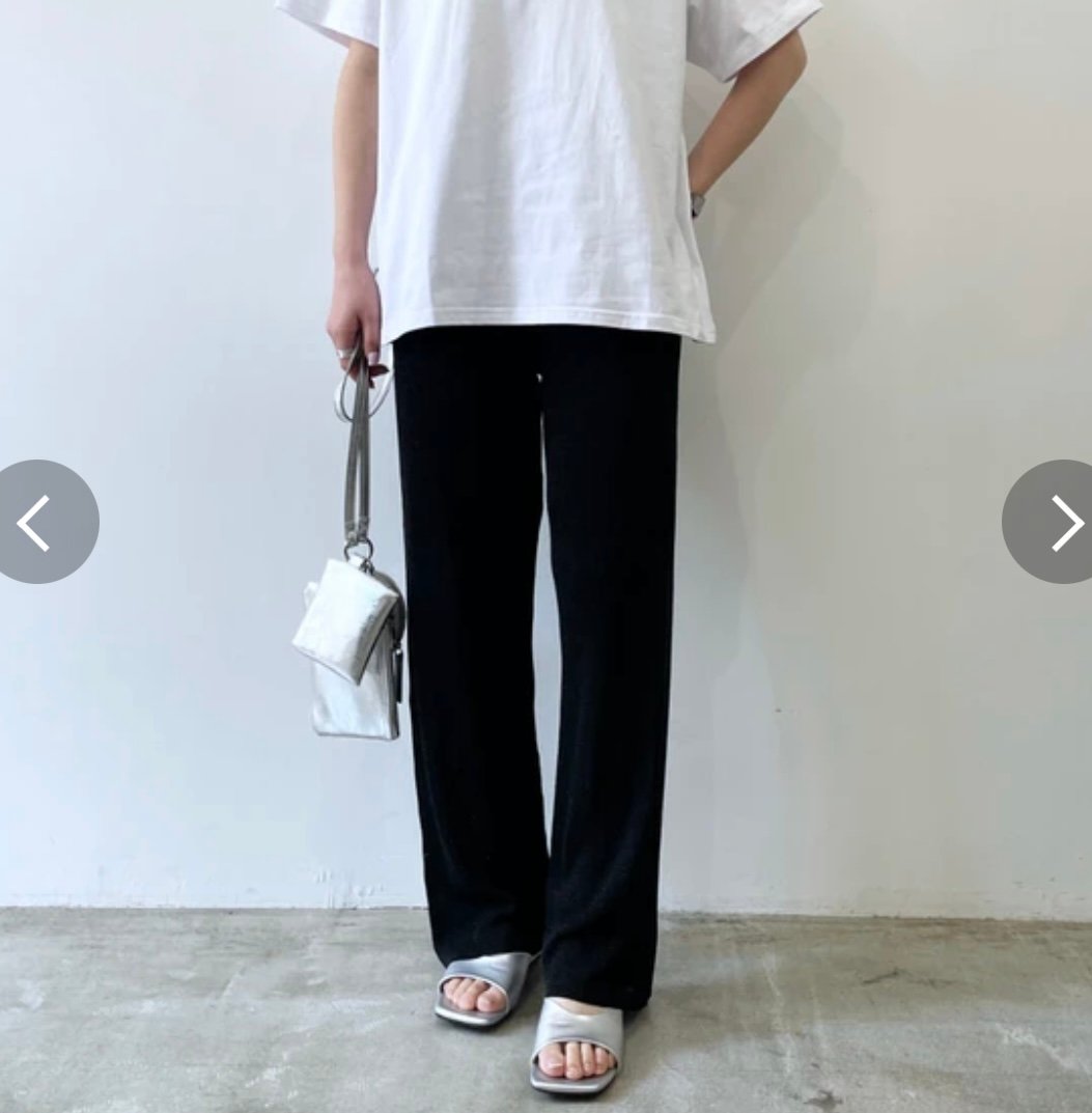 nowos ラメニットパンツ nowos ラメニットパンツ