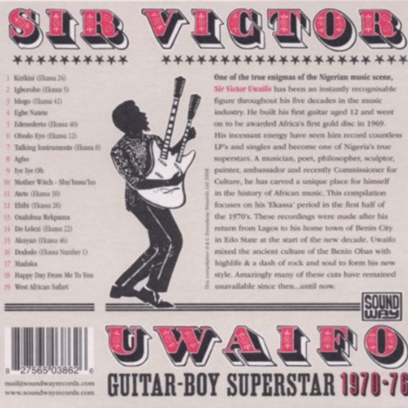 Sir VIctor Uwaifo/Guitar Boy Superstar 1970-76 -2LP-