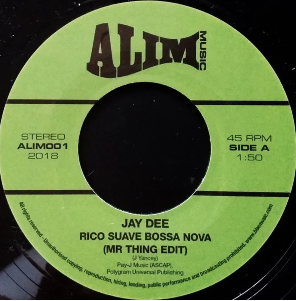 Jay Dee/Rico Suave Bossa Nova (Mr Thing Edit)/C