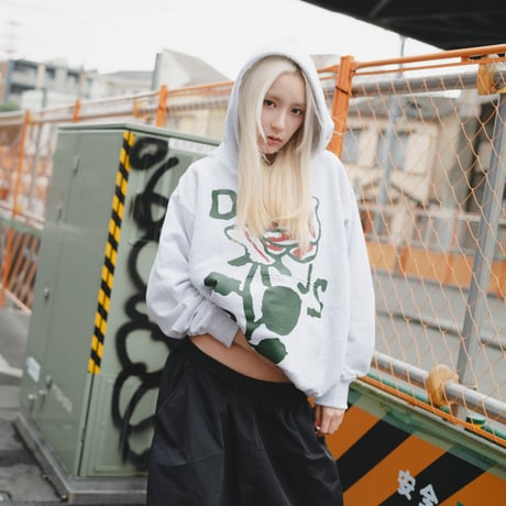 Diaspora skateoards/Jazzy Sport ''Sweetest'' Hooded Sweatshirt-Ash--