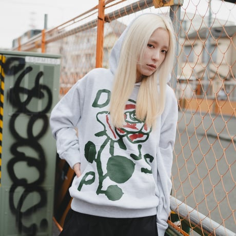 Diaspora skateoards/Jazzy Sport ''Sweetest'' Hooded Sweatshirt-Ash--