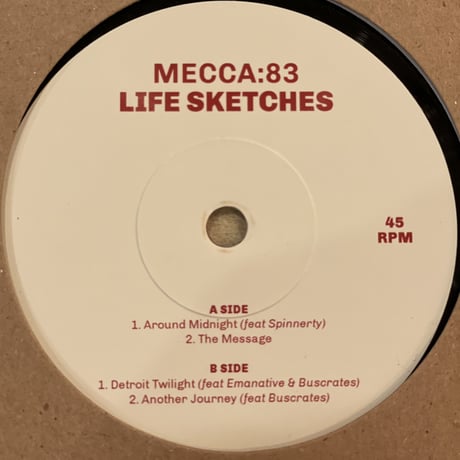 Mecca:83 aka Rise/Life Sketches-5 year anniversary vinyl-7inch-