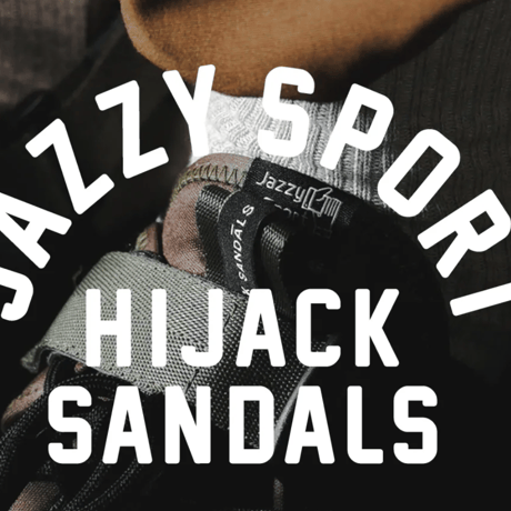 Hijack Sandals x Jazzy Sport Collaboration ''ATLAS''/BLACK