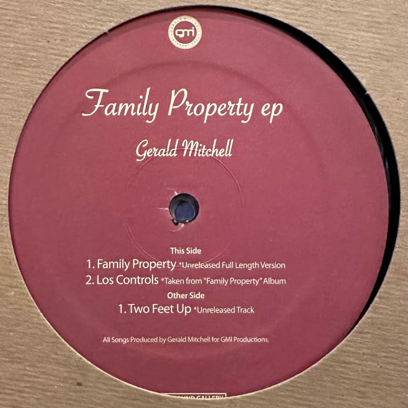 Gerald Mitchell family property レコード新品レア Gerald Mitchell family property レコード新品レア Amazon.co