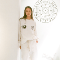 Diaspora Skateboads/SYMBIOSIS Crewneck Sweatshirt-White-