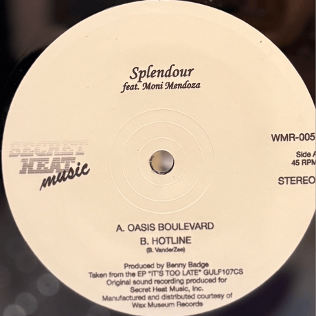 Splendour Feat. Moni Mendoza/Oasis Boulevard-12inch