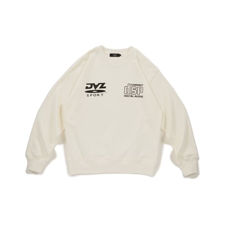 Diaspora Skateboads/SYMBIOSIS Crewneck Sweatshirt-White-