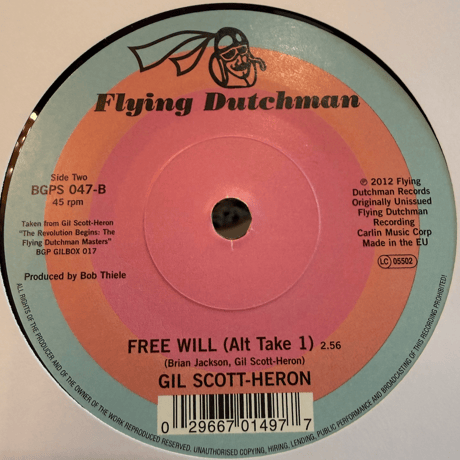 Gil Scott-Heron/When You Are Who You Are/Free Will-7inch-
