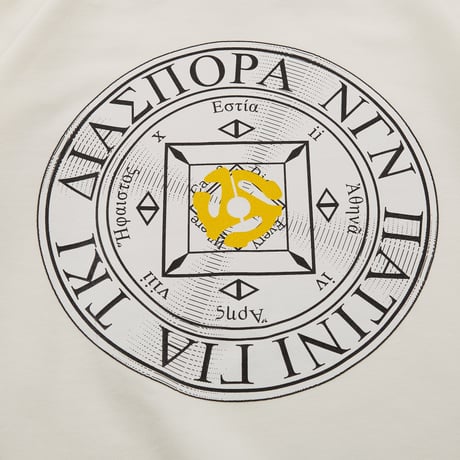 Diaspora Skateboads/SYMBIOSIS Crewneck Sweatshirt-White-