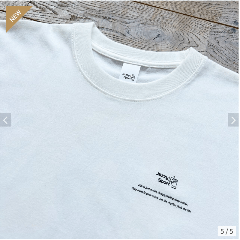James Mason //Jazzy Sport Tシャツ（ホワイト） | Jazzy Sp