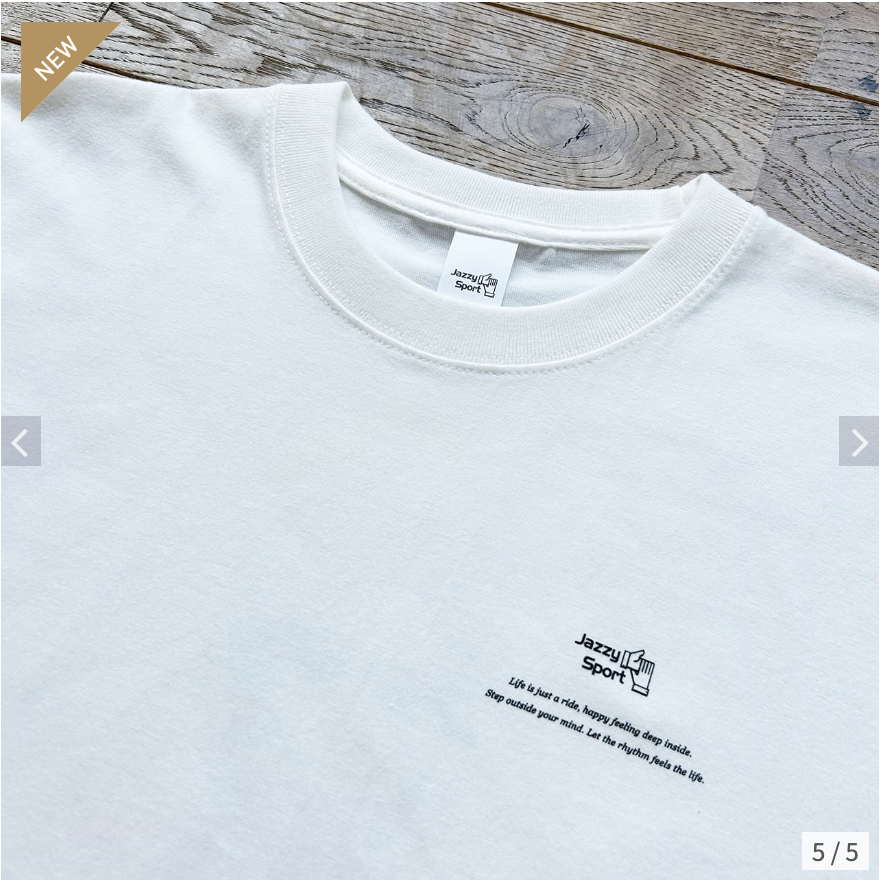 James Mason //Jazzy Sport Tシャツ（ホワイト） | Jazzy Sp