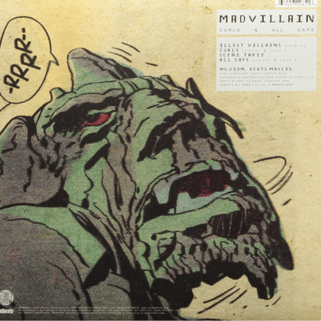Madvillain /Curls & All Caps/The Illest VIllains (remix)  12inch