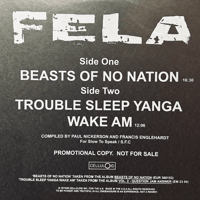 Fela Kuti/Beasts Of No Nation / Trouble Sleep Yanga Wake Am-Slow To Speak-