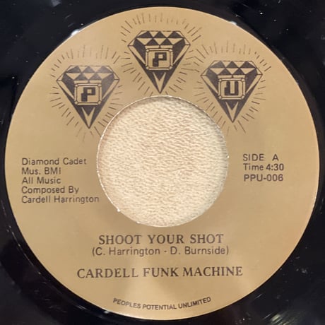 CARDELLS FUNK MACHINE/Shoot Your Shot-7inch-