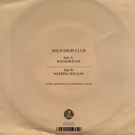 Mild High Club/Windowpane b/w Weeping Willow-7inch-