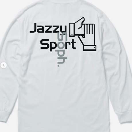 soph.Jazzy Sportコラボ long Sleeve T-Shirts/WHITE