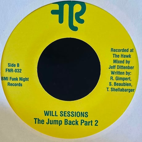 Will Sessions/The Jump Back-7inch-
