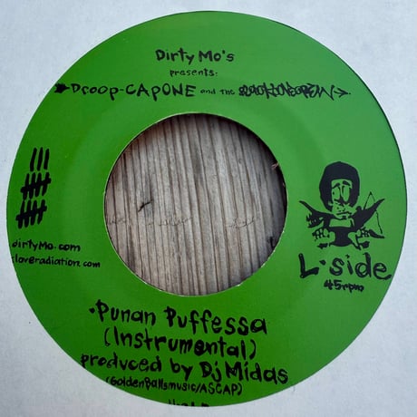 Dr.Oop Capone & The Blacklovecrew/Punan Puffessa-7inch-