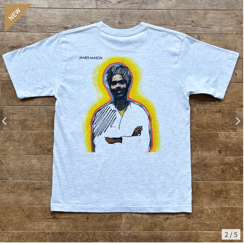 James Taylor Loggins Colvin イベント シャツ James Mason // Jazzy Sport Tシャツ（ライトグレー） | Jazzy