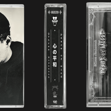 QTHREE x BUDAMUNK Peace of Mind-Cassette-