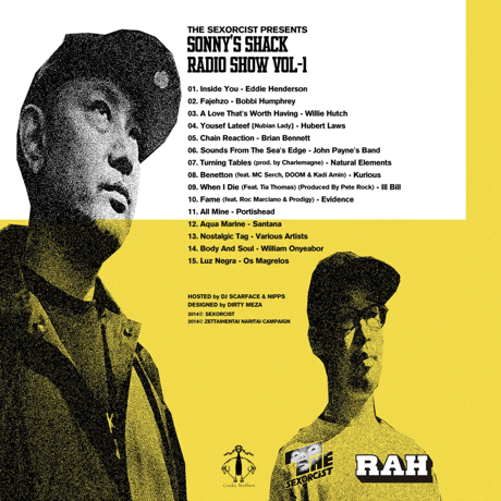 DJ SCARFACE & NIPPS/SONNY'S SHACK RADIO SHOW Vol.1